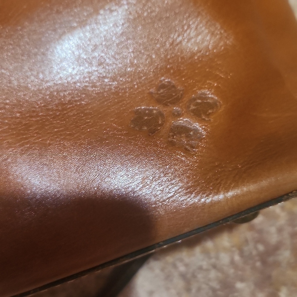 Patricia Nash Brown Leather Handbag EUC - Picture 2 of 8